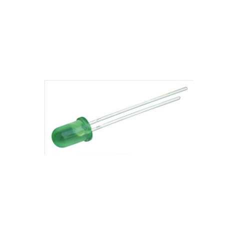 Diodo led verde 5mm