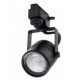 FOCO CARRIL 1XGU10 NEGRO CILINDRO 14X6X6 MONOFASICO