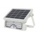 Proyector LED solar con sensor crepuscular y de movimiento de color blanco