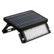 Proyector LED solar con sensor crepuscular y de movimiento de color negro 10W 6000K